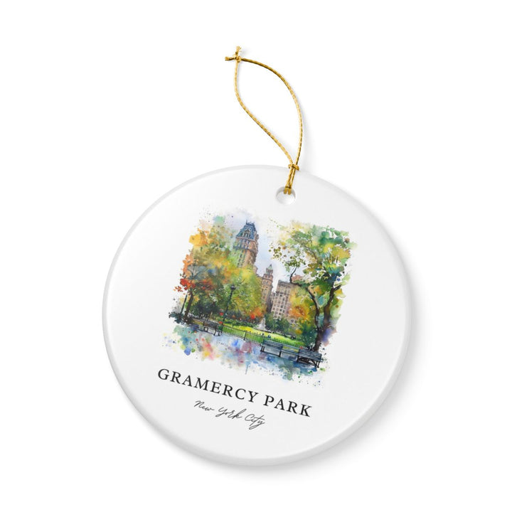 Gramercy Park New York City Ornament: Unique Gramercy Park New York City Souvenir, Gramercy Park New York City Xmas Decor, and Authentic Gramercy Park New York City Gift