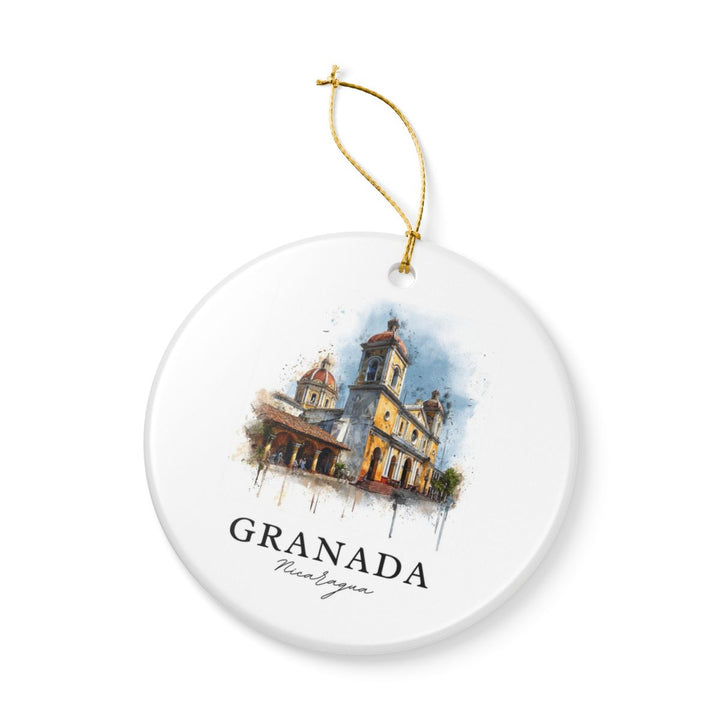 Granada Nicaragua Ornament: Unique Granada Nicaragua Souvenir, Granada Nicaragua Xmas Decor, and Authentic Granada Nicaragua Gift