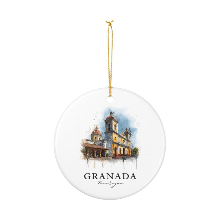 Granada Nicaragua Ornament: Unique Granada Nicaragua Souvenir, Granada Nicaragua Xmas Decor, and Authentic Granada Nicaragua Gift