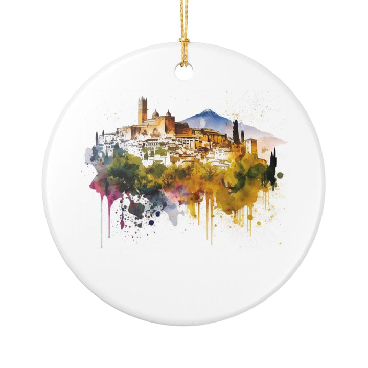Granada Spain Ornament: Unique Granada Spain Souvenir, Granada Spain Xmas Decor, and Authentic Granada Spain Gift