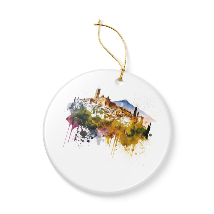 Granada Spain Ornament: Unique Granada Spain Souvenir, Granada Spain Xmas Decor, and Authentic Granada Spain Gift