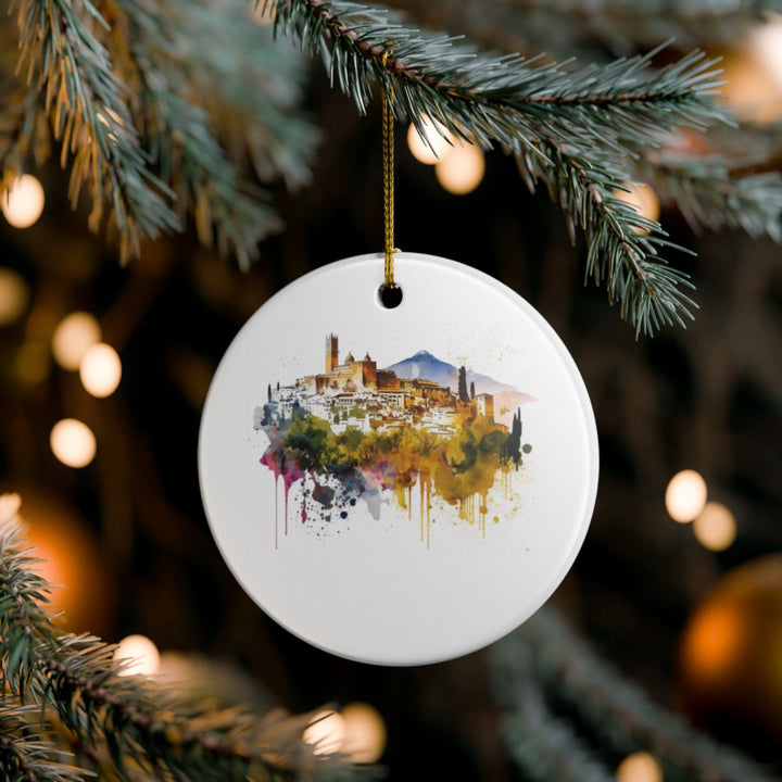 Granada Spain Ornament: Unique Granada Spain Souvenir, Granada Spain Xmas Decor, and Authentic Granada Spain Gift