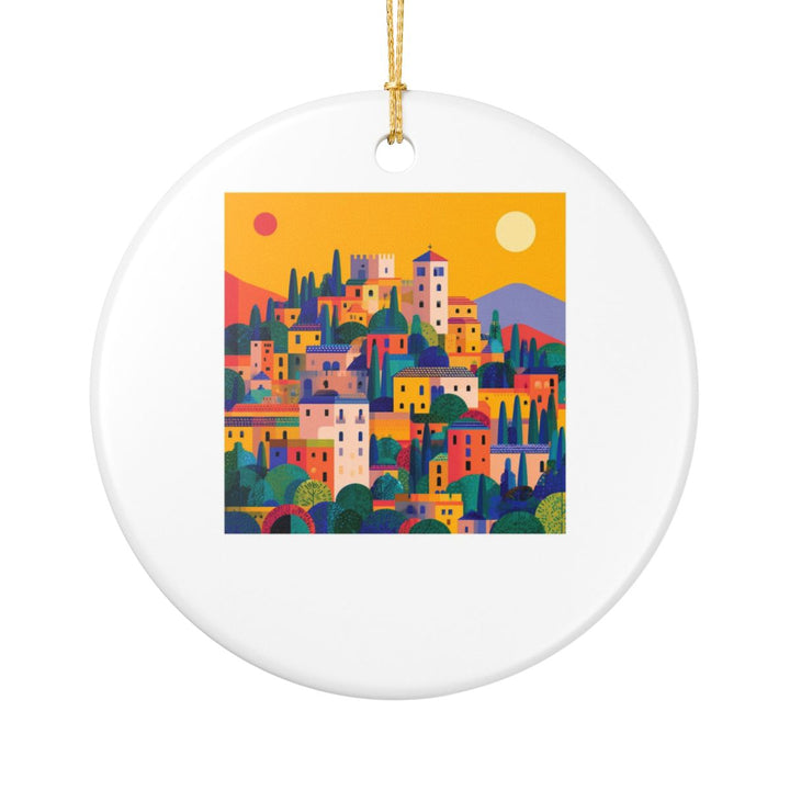 Granada Spain Ornament: Unique Granada Spain Souvenir, Granada Spain Xmas Decor, and Authentic Granada Spain Gift