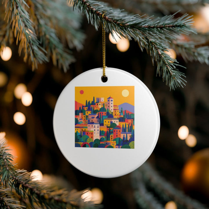 Granada Spain Ornament: Unique Granada Spain Souvenir, Granada Spain Xmas Decor, and Authentic Granada Spain Gift