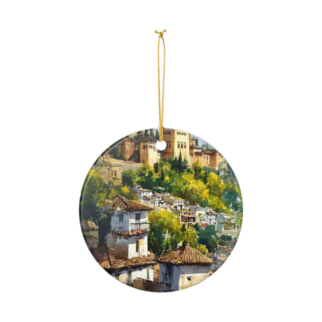Granada Spain Ornament: Unique Granada Spain Souvenir, Granada Spain Xmas Decor, and Authentic Granada Spain Gift