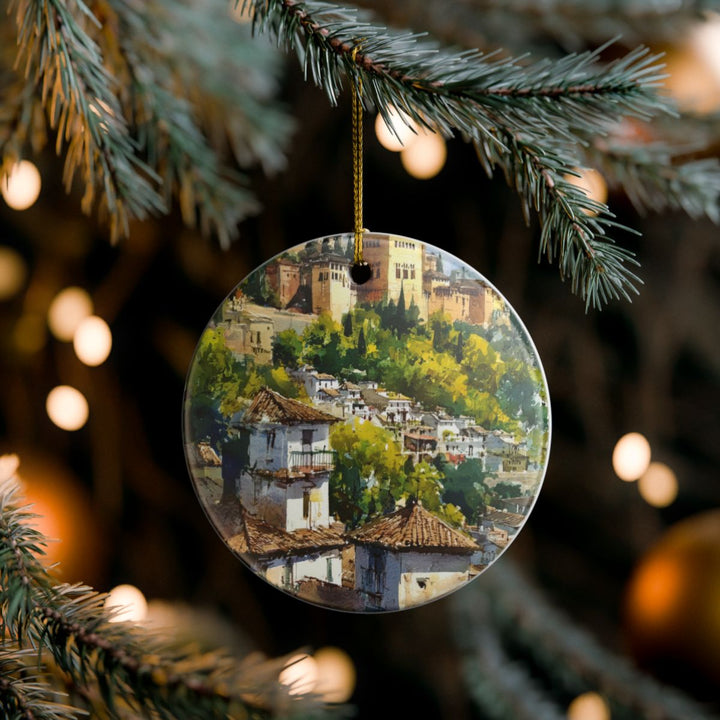 Granada Spain Ornament: Unique Granada Spain Souvenir, Granada Spain Xmas Decor, and Authentic Granada Spain Gift