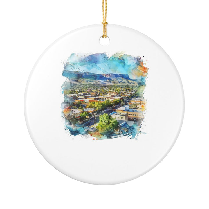 Grand Junction USA Ornament: Unique Grand Junction Souvenir, Grand Junction USA Xmas Decor, and Authentic Grand Junction Gift