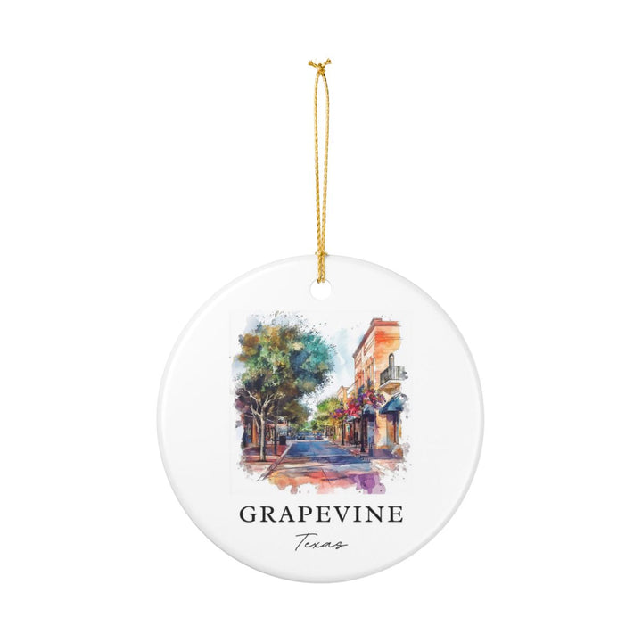 Grapevine Texas Ornament: Unique Grapevine Souvenir, Grapevine Texas Xmas Decor, and Authentic Grapevine Gift