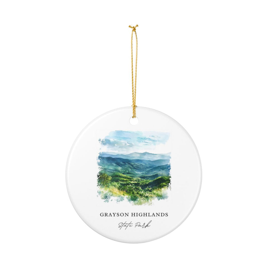 Grayson Highlands State Park Virginia Ornament: Unique Grayson Highlands State Park Souvenir, Grayson Highlands State Park Virginia Xmas Decor, and Authentic Grayson Highlands State Park Gift