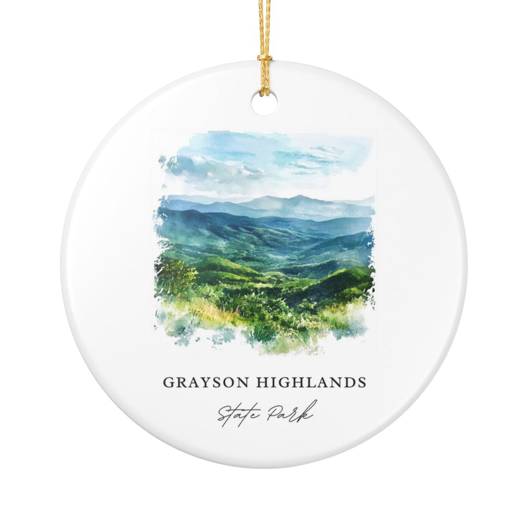 Grayson Highlands State Park Virginia Ornament: Unique Grayson Highlands State Park Souvenir, Grayson Highlands State Park Virginia Xmas Decor, and Authentic Grayson Highlands State Park Gift