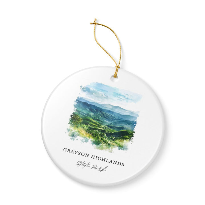 Grayson Highlands State Park Virginia Ornament: Unique Grayson Highlands State Park Souvenir, Grayson Highlands State Park Virginia Xmas Decor, and Authentic Grayson Highlands State Park Gift