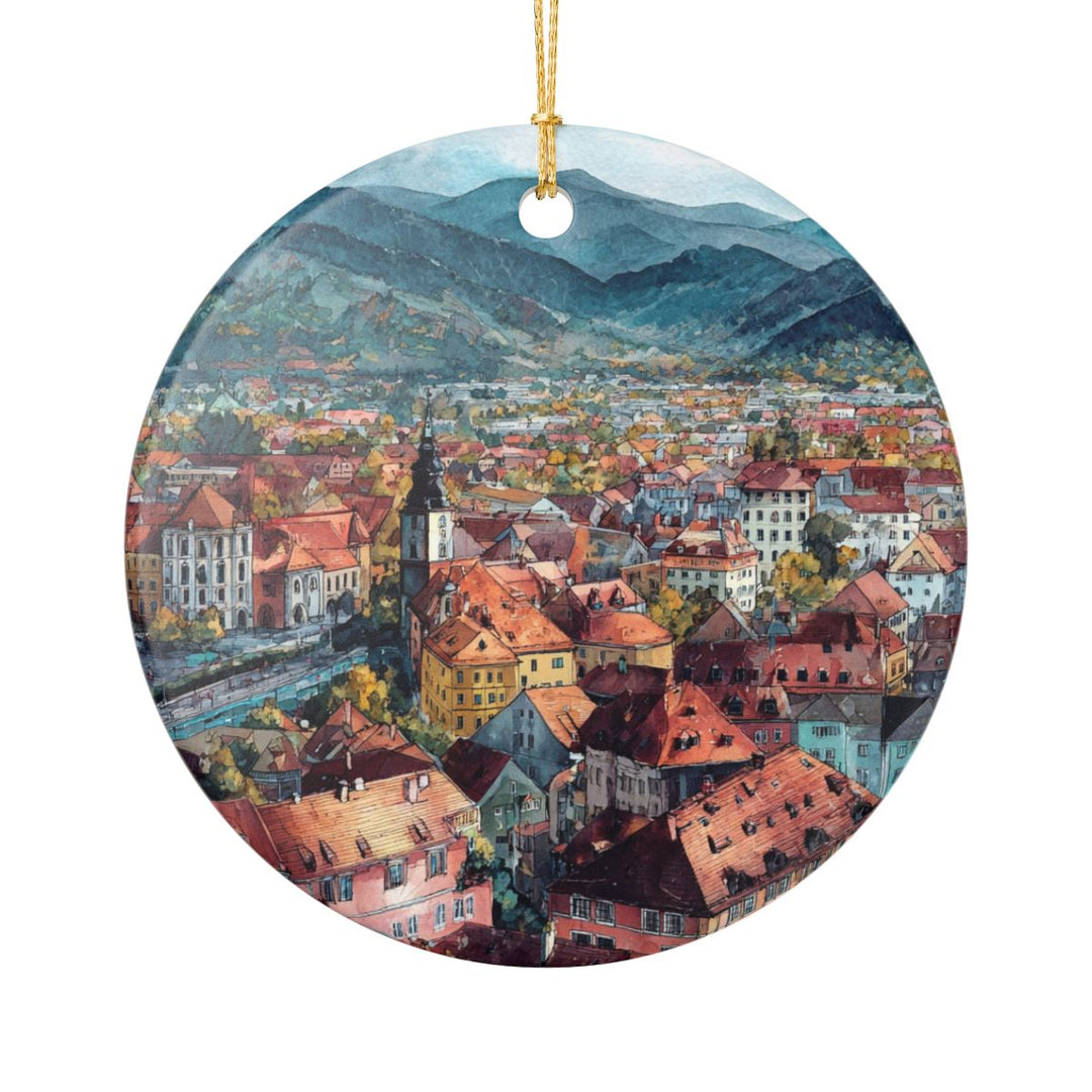 Graz Austria Ornament: Unique Graz Souvenir, Graz Austria Xmas Decor, and Authentic Graz Gift