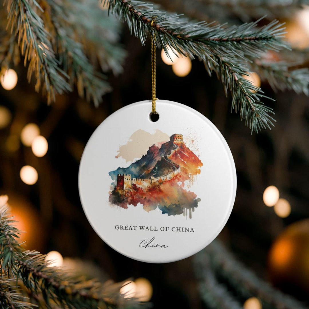 Great Wall of China China Ornament: Unique Great Wall of China Souvenir, Great Wall of China China Xmas Decor, and Authentic Great Wall of China Gift