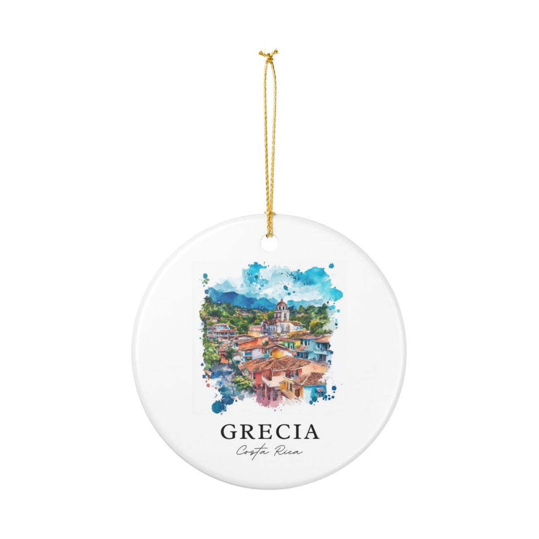 Grecia Costa Rica Ornament: Unique Grecia Costa Rica Souvenir, Grecia Costa Rica Xmas Decor, and Authentic Grecia Costa Rica Gift