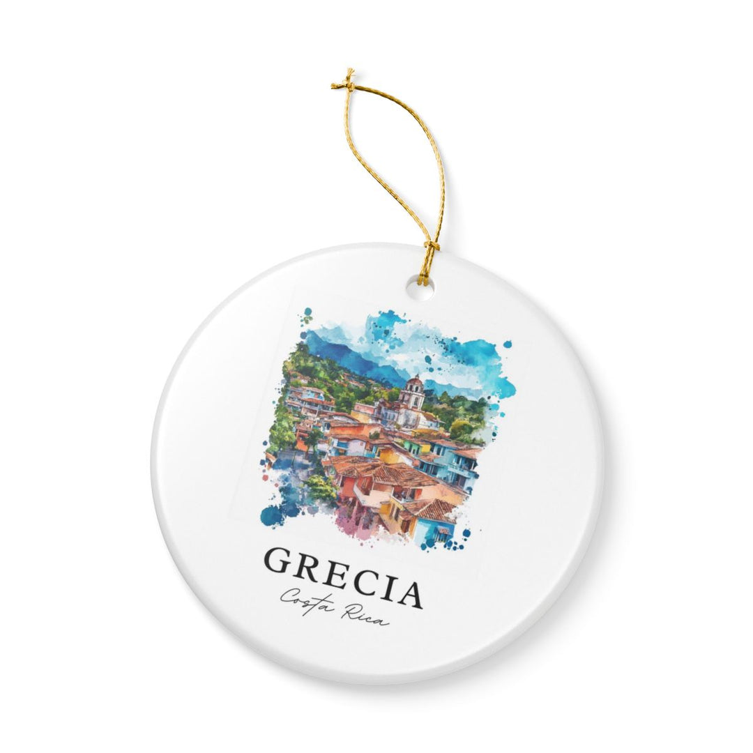 Grecia Costa Rica Ornament: Unique Grecia Costa Rica Souvenir, Grecia Costa Rica Xmas Decor, and Authentic Grecia Costa Rica Gift