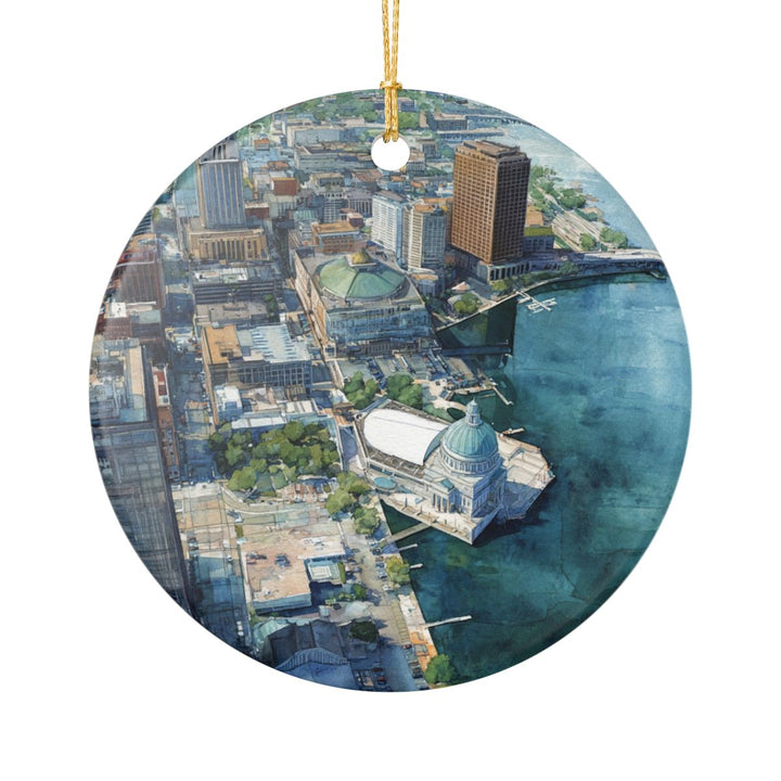 Green Bay Wisconsin Ornament: Unique Green Bay Wisconsin Souvenir, Green Bay Wisconsin Xmas Decor, and Authentic Green Bay Wisconsin Gift