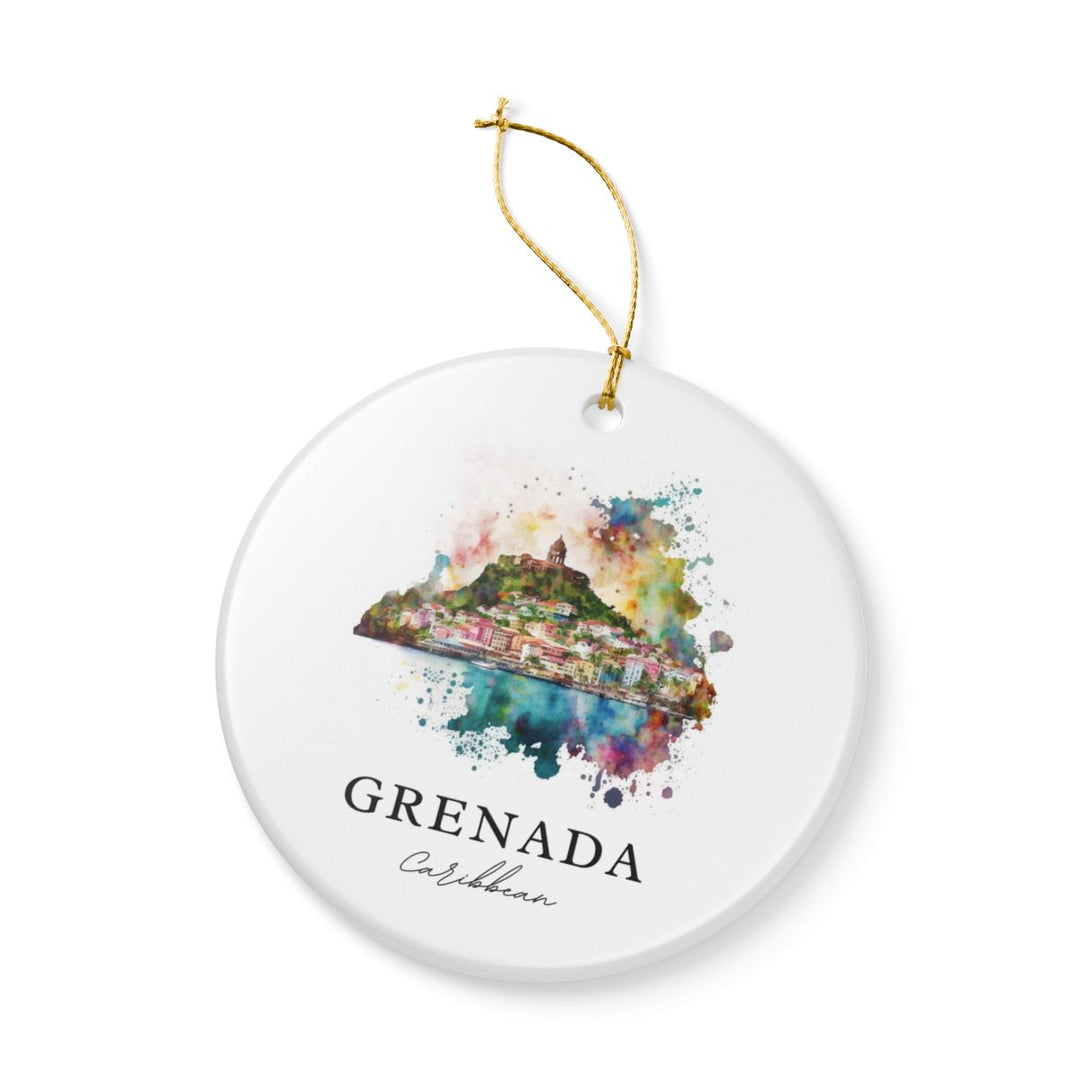 Grenada Ornament: Unique Grenada Souvenir, Grenada Xmas Decor, and Authentic Grenada Gift