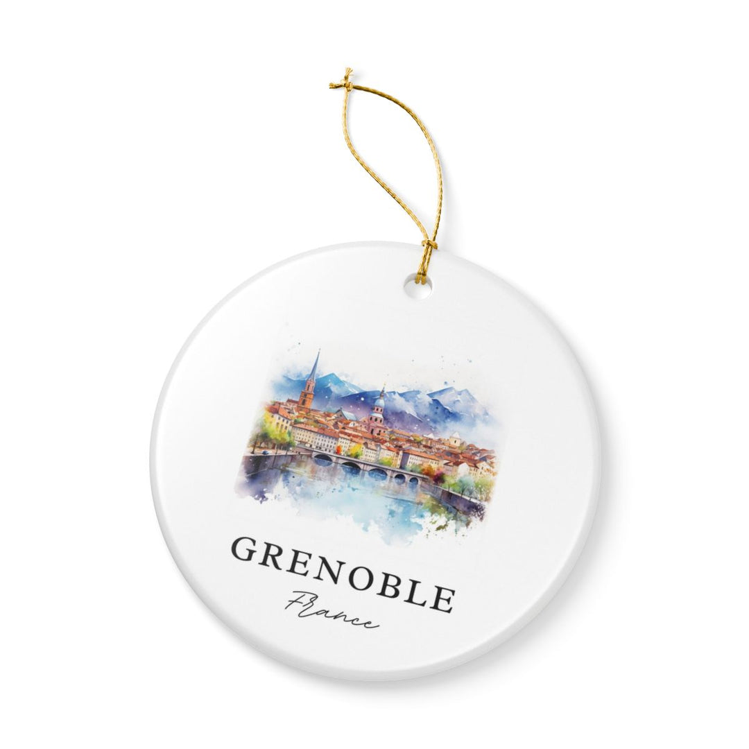 Grenoble France Ornament: Unique Grenoble Souvenir, Grenoble France Xmas Decor, and Authentic Grenoble Gift