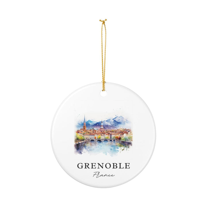 Grenoble France Ornament: Unique Grenoble Souvenir, Grenoble France Xmas Decor, and Authentic Grenoble Gift