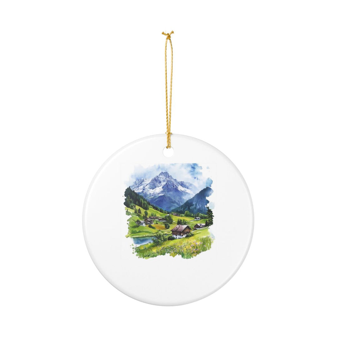 Grindelwald Ornament: Unique Grindelwald Souvenir, Grindelwald Xmas Decor, and Authentic Grindelwald Gift