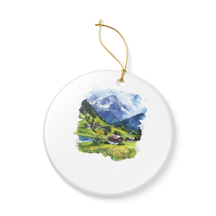 Grindelwald Ornament: Unique Grindelwald Souvenir, Grindelwald Xmas Decor, and Authentic Grindelwald Gift