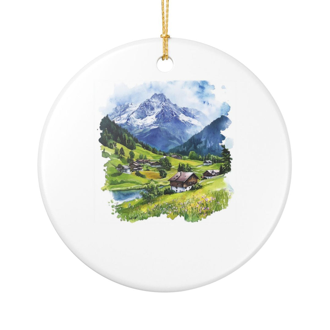 Grindelwald Ornament: Unique Grindelwald Souvenir, Grindelwald Xmas Decor, and Authentic Grindelwald Gift