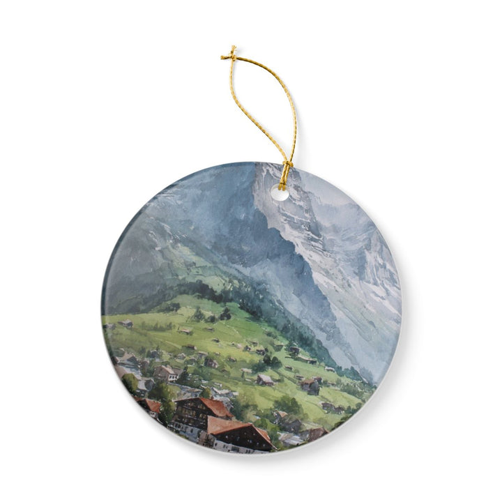 Grindelwald Ornament: Unique Grindelwald Souvenir, Grindelwald Xmas Decor, and Authentic Grindelwald Gift