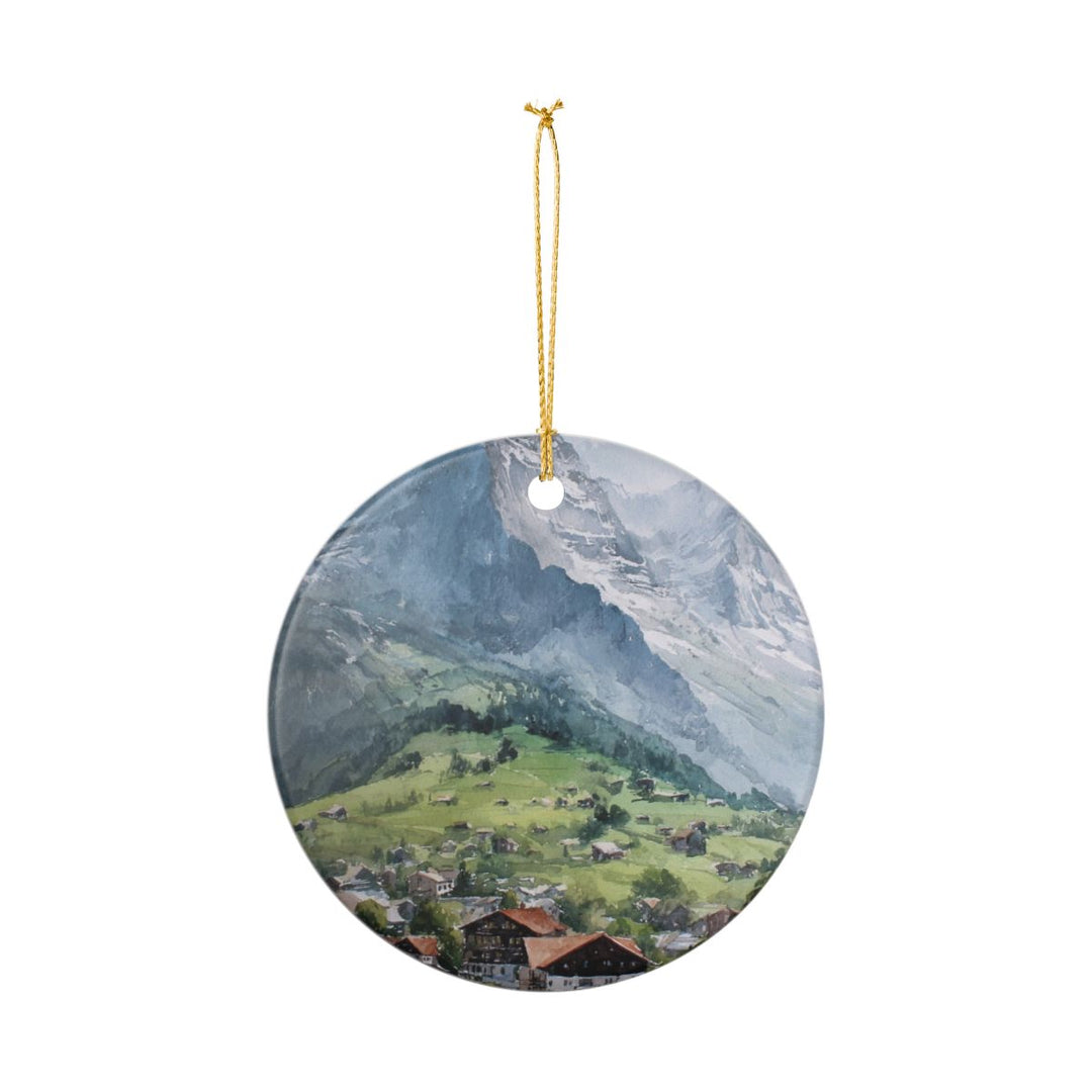 Grindelwald Ornament: Unique Grindelwald Souvenir, Grindelwald Xmas Decor, and Authentic Grindelwald Gift