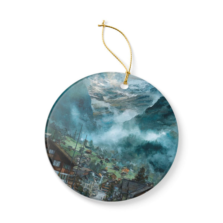 Grindelwald Ornament: Unique Grindelwald Souvenir, Grindelwald Xmas Decor, and Authentic Grindelwald Gift