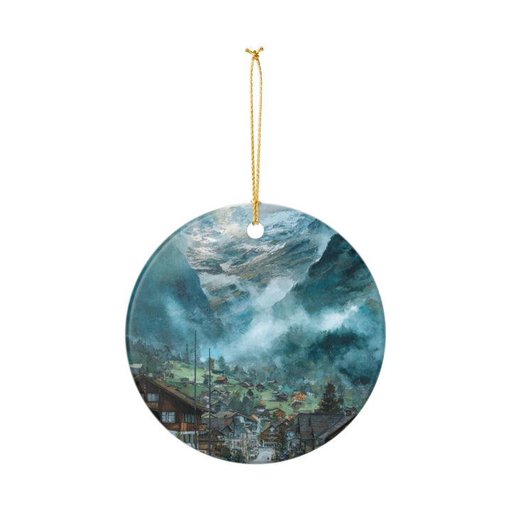 Grindelwald Ornament: Unique Grindelwald Souvenir, Grindelwald Xmas Decor, and Authentic Grindelwald Gift