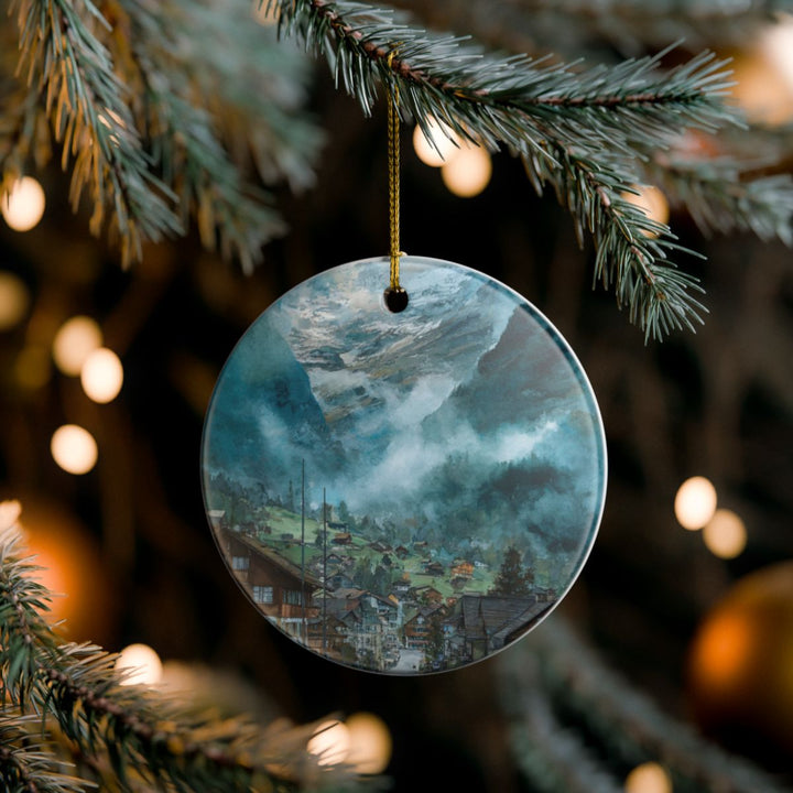Grindelwald Ornament: Unique Grindelwald Souvenir, Grindelwald Xmas Decor, and Authentic Grindelwald Gift