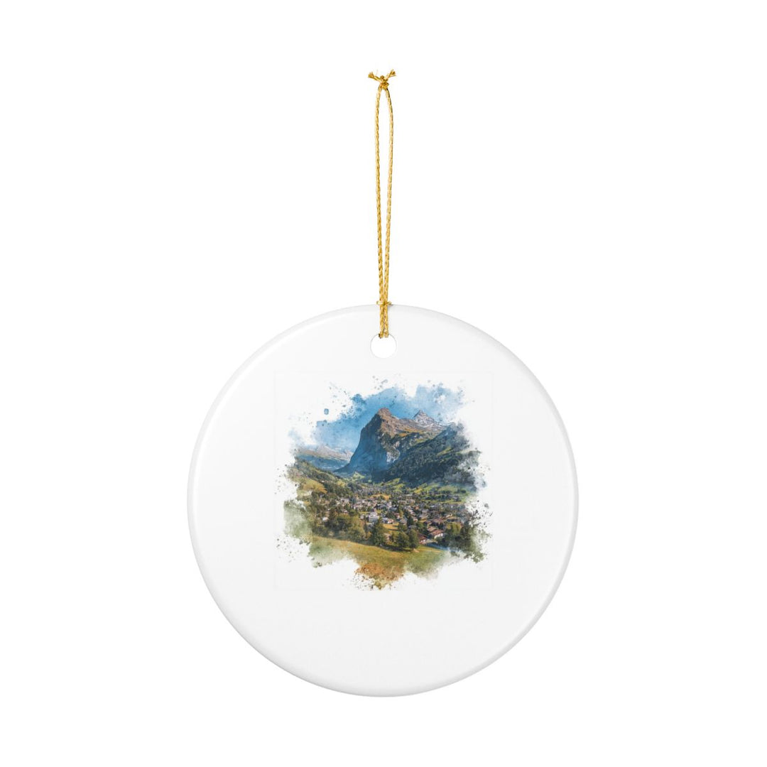 Grindelwald Ornament: Unique Grindelwald Souvenir, Grindelwald Xmas Decor, and Authentic Grindelwald Gift