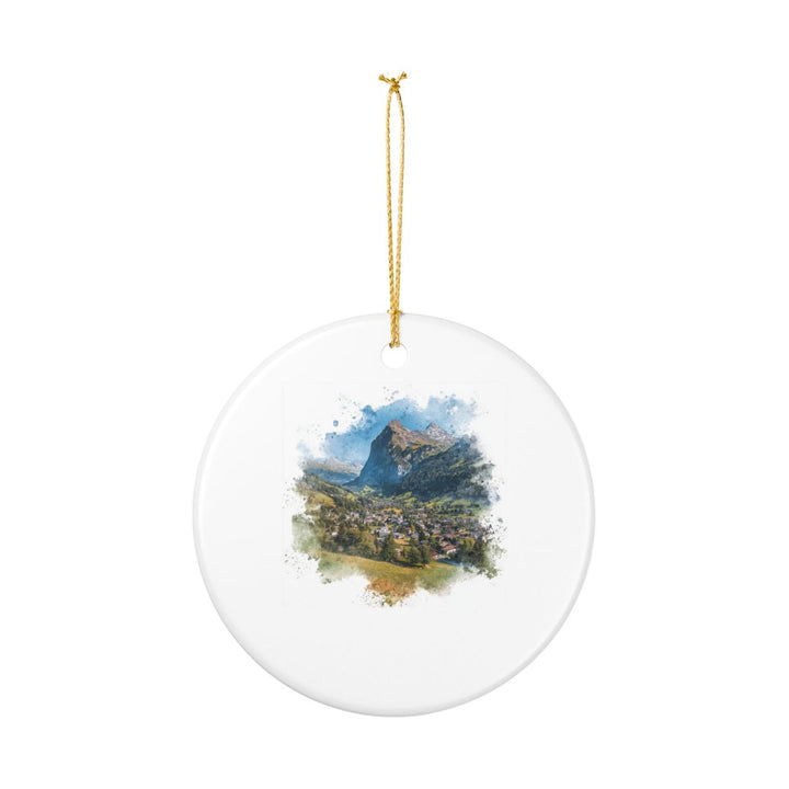 Grindelwald Ornament: Unique Grindelwald Souvenir, Grindelwald Xmas Decor, and Authentic Grindelwald Gift