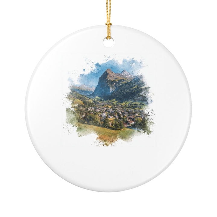Grindelwald Ornament: Unique Grindelwald Souvenir, Grindelwald Xmas Decor, and Authentic Grindelwald Gift
