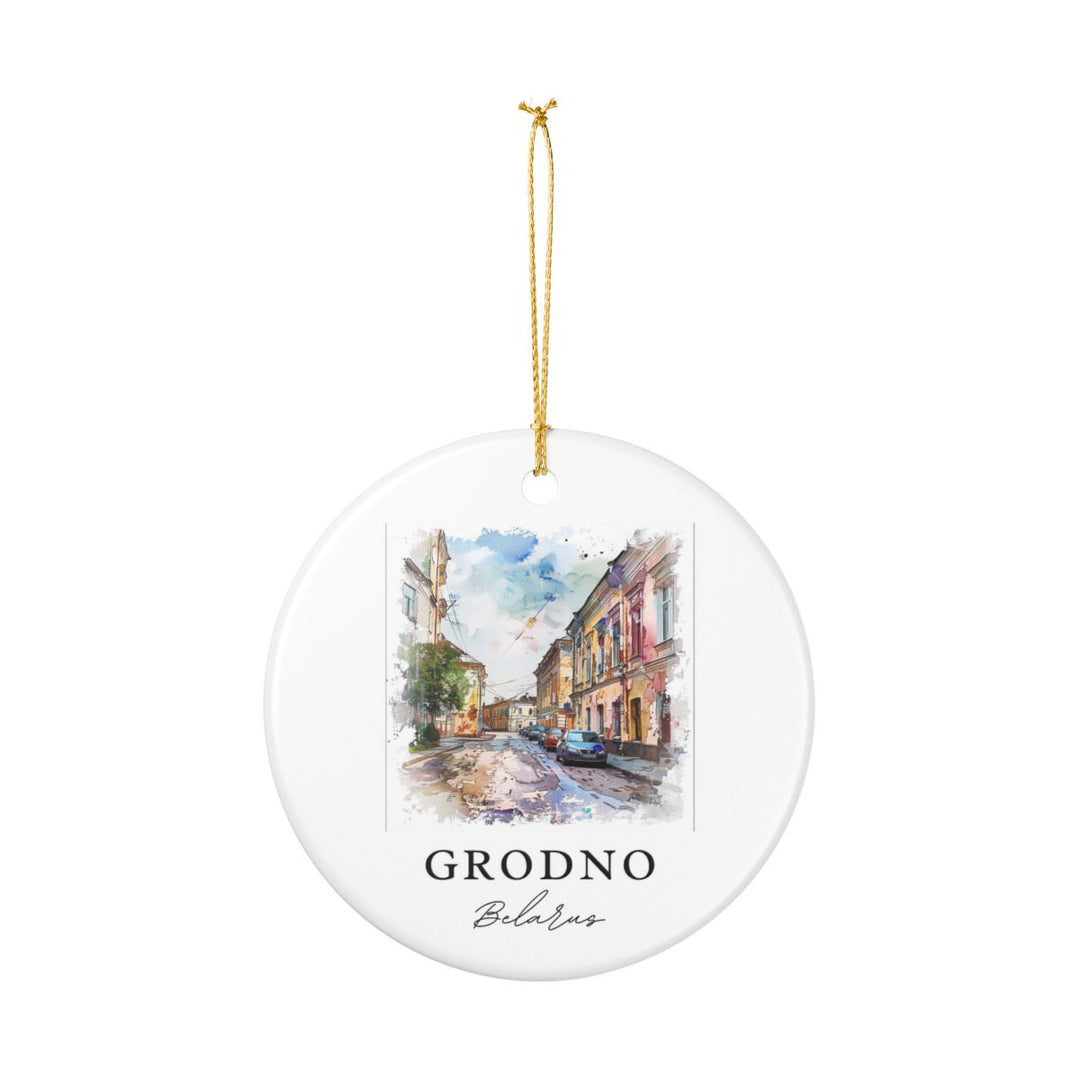 Grodno Belarus Ornament: Unique Grodno Belarus Souvenir, Grodno Belarus Xmas Decor, and Authentic Grodno Belarus Gift