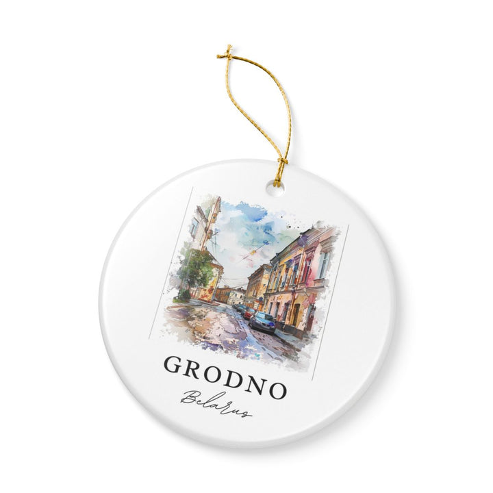 Grodno Belarus Ornament: Unique Grodno Belarus Souvenir, Grodno Belarus Xmas Decor, and Authentic Grodno Belarus Gift