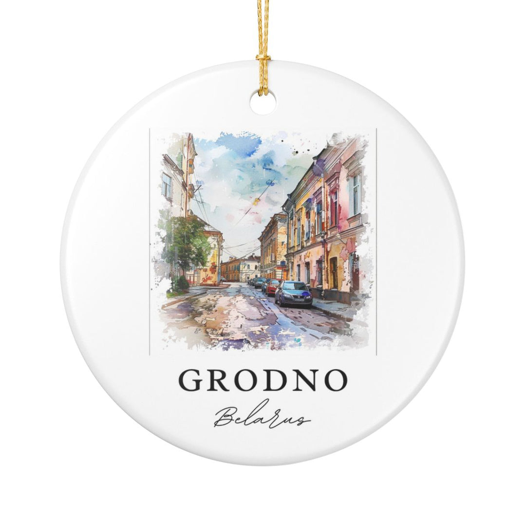 Grodno Belarus Ornament: Unique Grodno Belarus Souvenir, Grodno Belarus Xmas Decor, and Authentic Grodno Belarus Gift