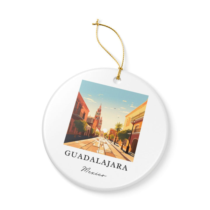 Guadalajara Mexico Ornament: Unique Guadalajara Mexico Souvenir, Guadalajara Mexico Xmas Decor, and Authentic Guadalajara Mexico Gift