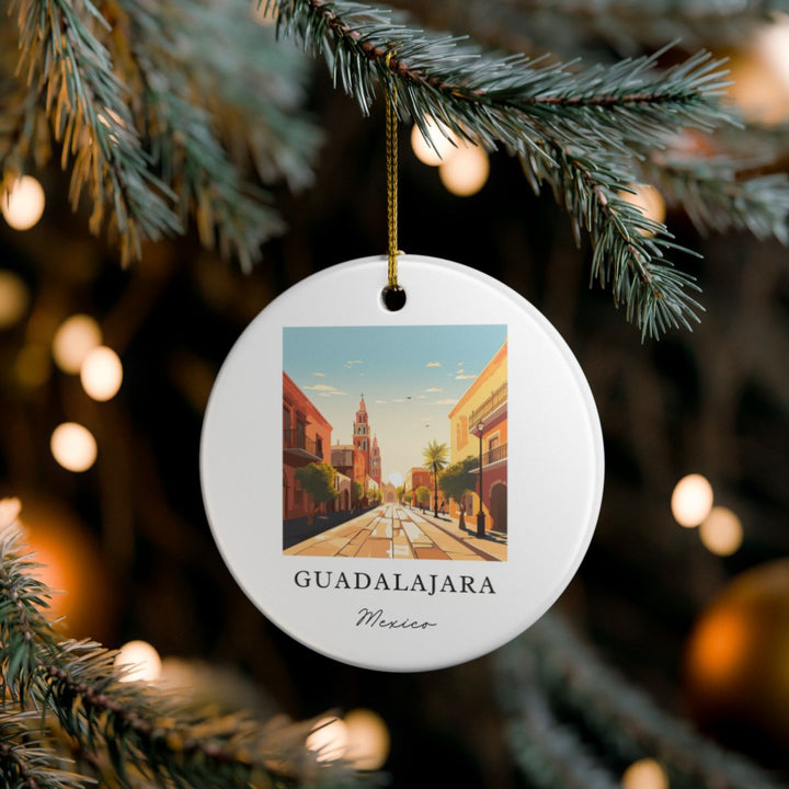 Guadalajara Mexico Ornament: Unique Guadalajara Mexico Souvenir, Guadalajara Mexico Xmas Decor, and Authentic Guadalajara Mexico Gift