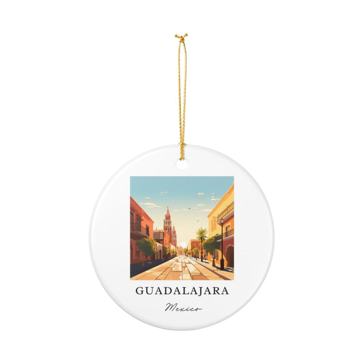 Guadalajara Mexico Ornament: Unique Guadalajara Mexico Souvenir, Guadalajara Mexico Xmas Decor, and Authentic Guadalajara Mexico Gift