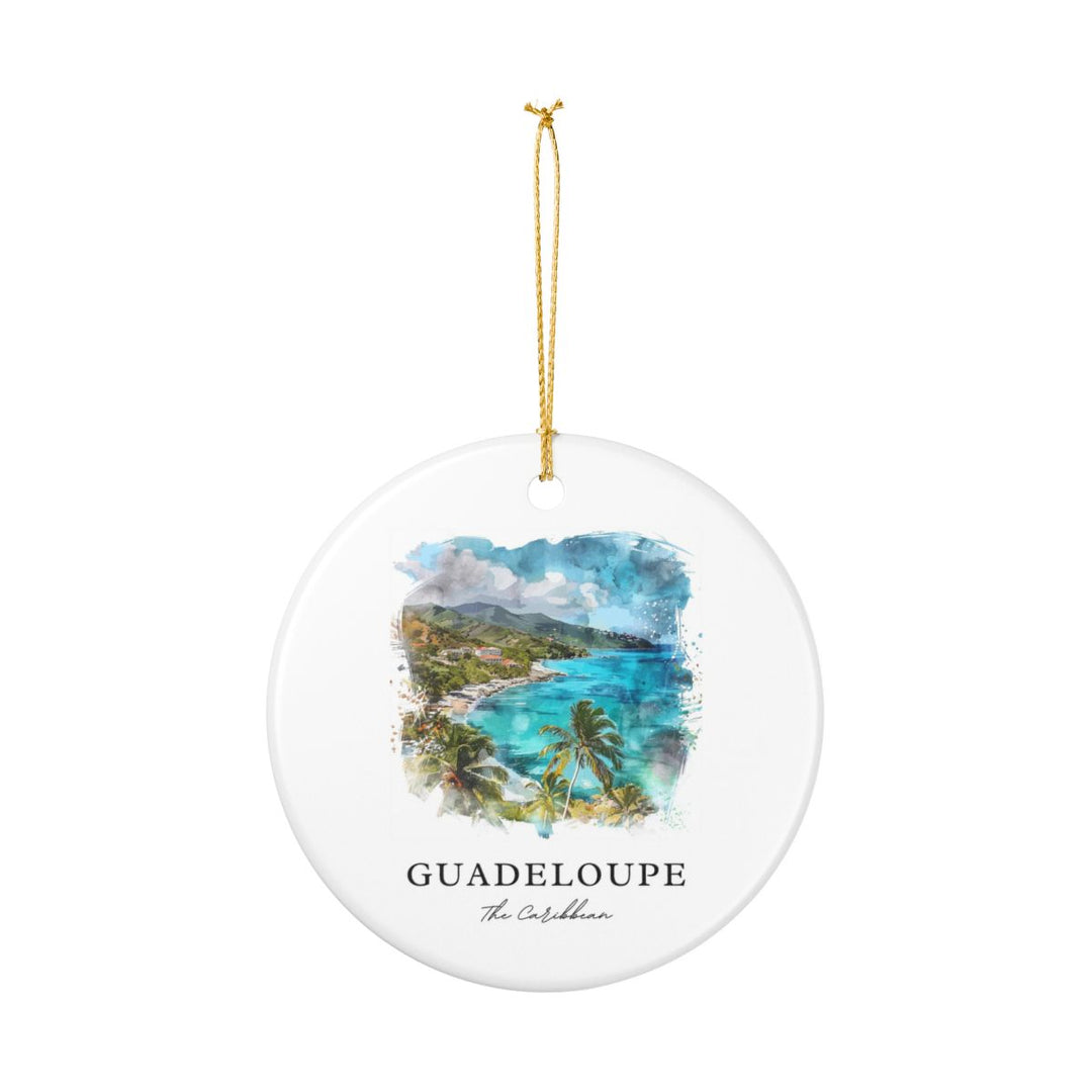 Guadeloupe Caribbean Ornament: Unique Guadeloupe Caribbean Souvenir, Guadeloupe Caribbean Xmas Decor, and Authentic Guadeloupe Caribbean Gift