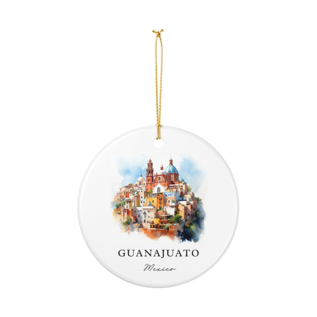 Guanajuato Mexico Ornament: Unique Guanajuato Souvenir, Guanajuato Mexico Xmas Decor, and Authentic Guanajuato Gift