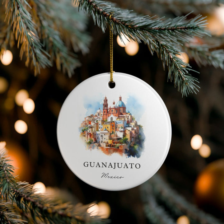 Guanajuato Mexico Ornament: Unique Guanajuato Souvenir, Guanajuato Mexico Xmas Decor, and Authentic Guanajuato Gift