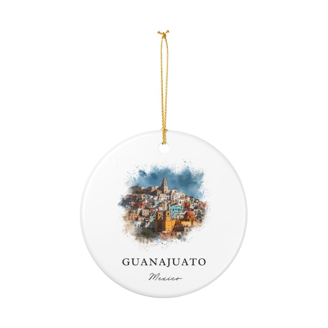 Guanajuato Mexico Ornament: Unique Guanajuato Souvenir, Guanajuato Mexico Xmas Decor, and Authentic Guanajuato Gift