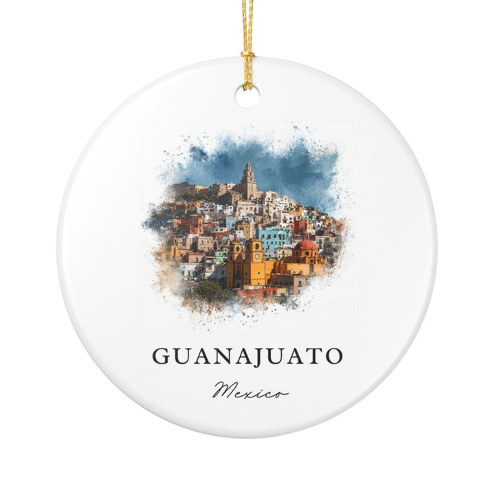 Guanajuato Mexico Ornament: Unique Guanajuato Souvenir, Guanajuato Mexico Xmas Decor, and Authentic Guanajuato Gift