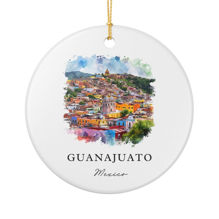 Guanajuato Mexico Ornament: Unique Guanajuato Souvenir, Guanajuato Mexico Xmas Decor, and Authentic Guanajuato Gift