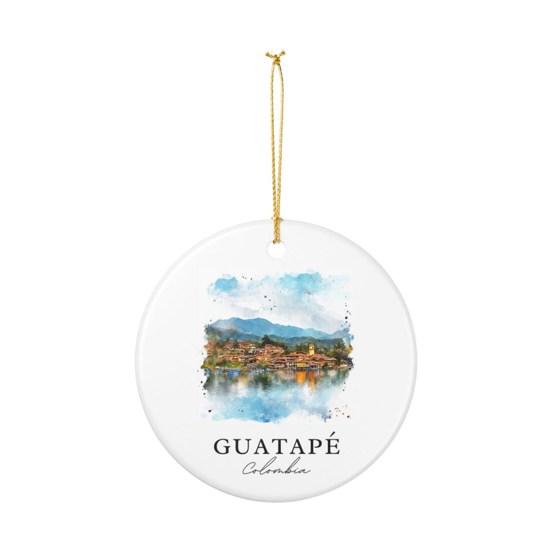 Guatapé Colombia Ornament: Unique Guatapé Souvenir, Guatapé Colombia Xmas Decor, and Authentic Guatapé Gift