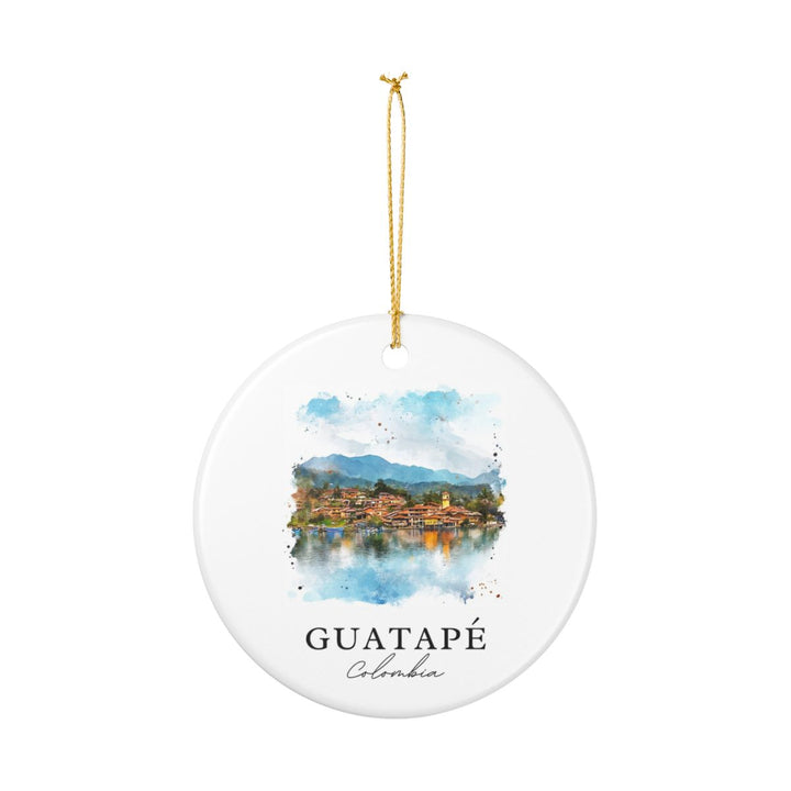 Guatapé Colombia Ornament: Unique Guatapé Souvenir, Guatapé Colombia Xmas Decor, and Authentic Guatapé Gift
