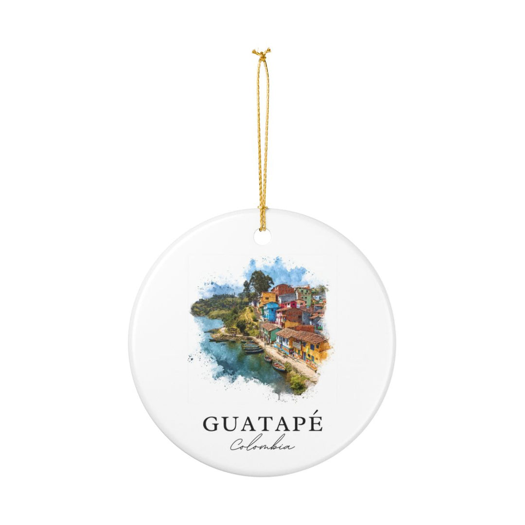 Guatapé Colombia Ornament: Unique Guatapé Souvenir, Guatapé Colombia Xmas Decor, and Authentic Guatapé Gift
