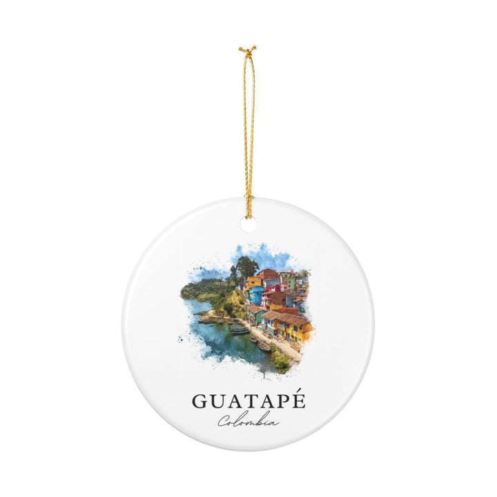 Guatapé Colombia Ornament: Unique Guatapé Souvenir, Guatapé Colombia Xmas Decor, and Authentic Guatapé Gift